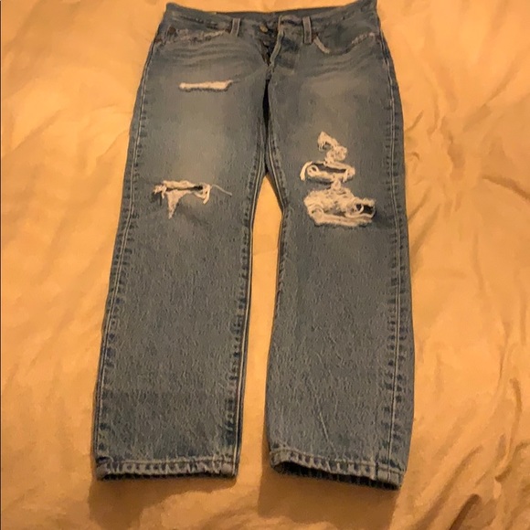Levi’s 501’s skinny ripped jeans - Picture 2 of 5